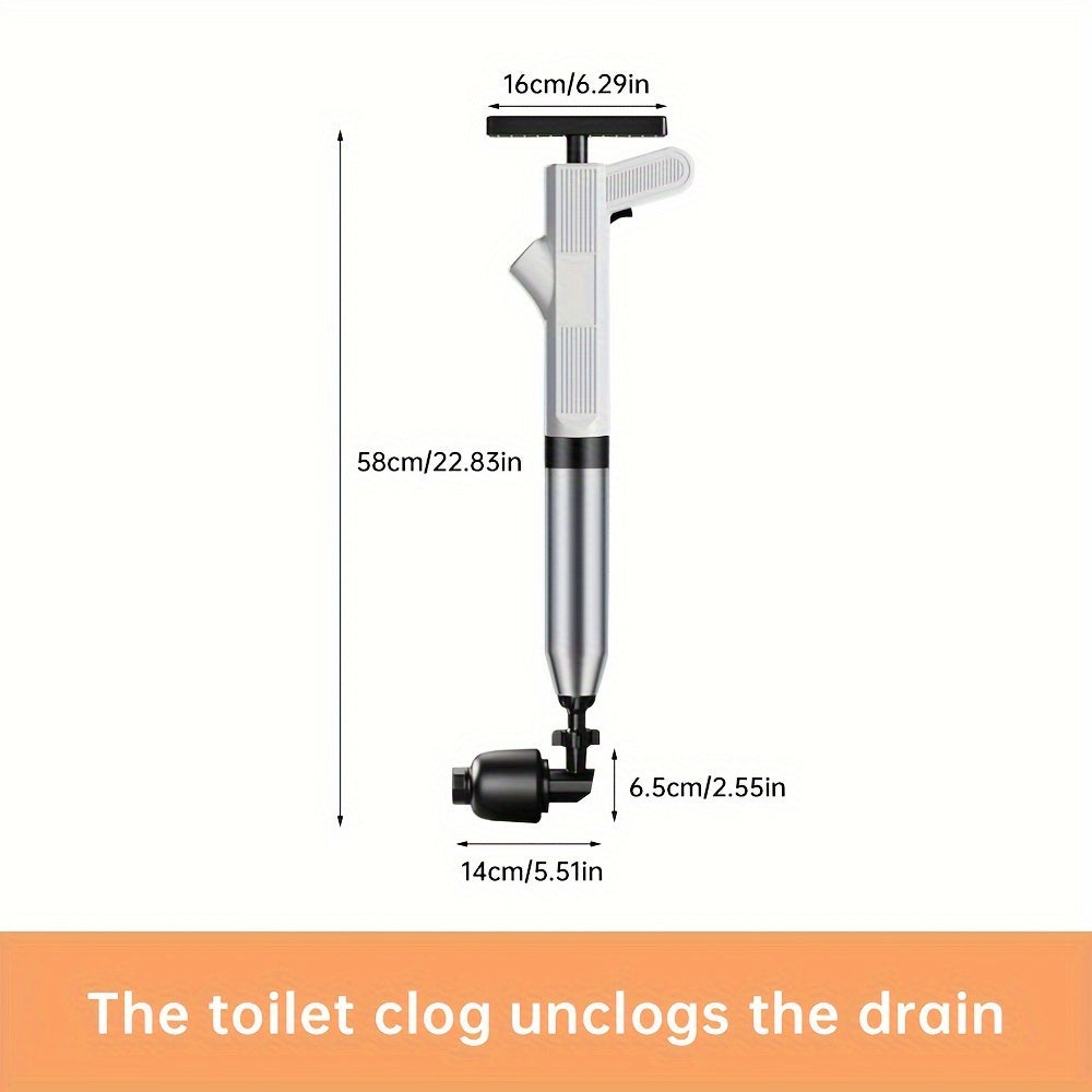High Pressure Musurjoy Sewer Unclogger - Toilet Plunger Set