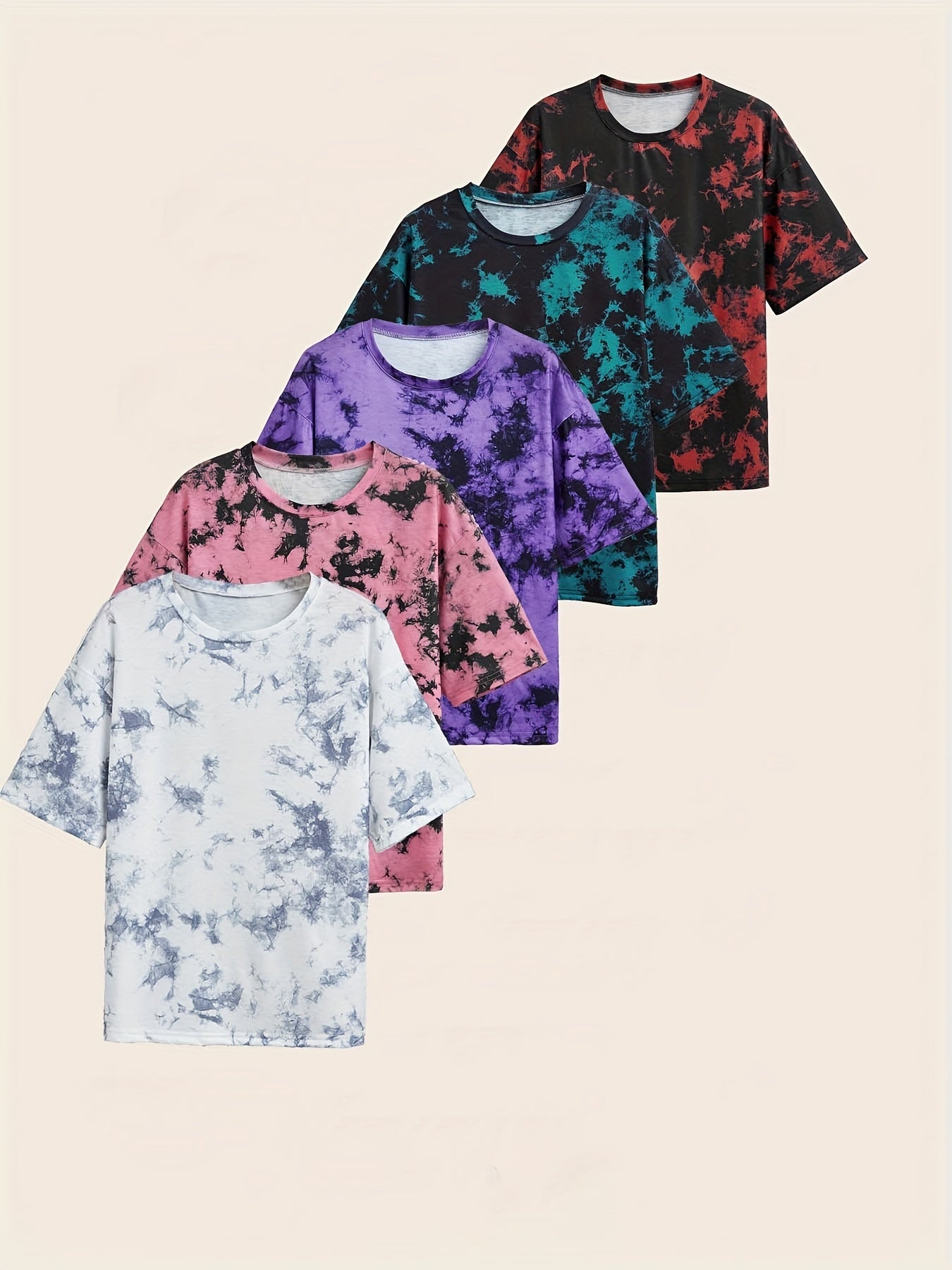 Sotiria Casual Short Sleeve Five-piece Set