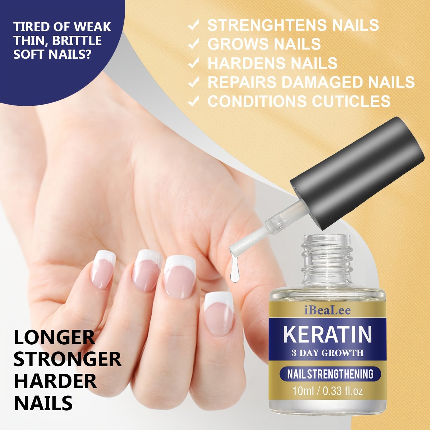 Keratin 3 Day Nail Growth enhancer
