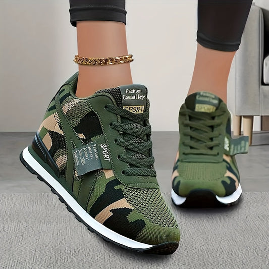 Zafeiria Camouflage Pattern Sneakers