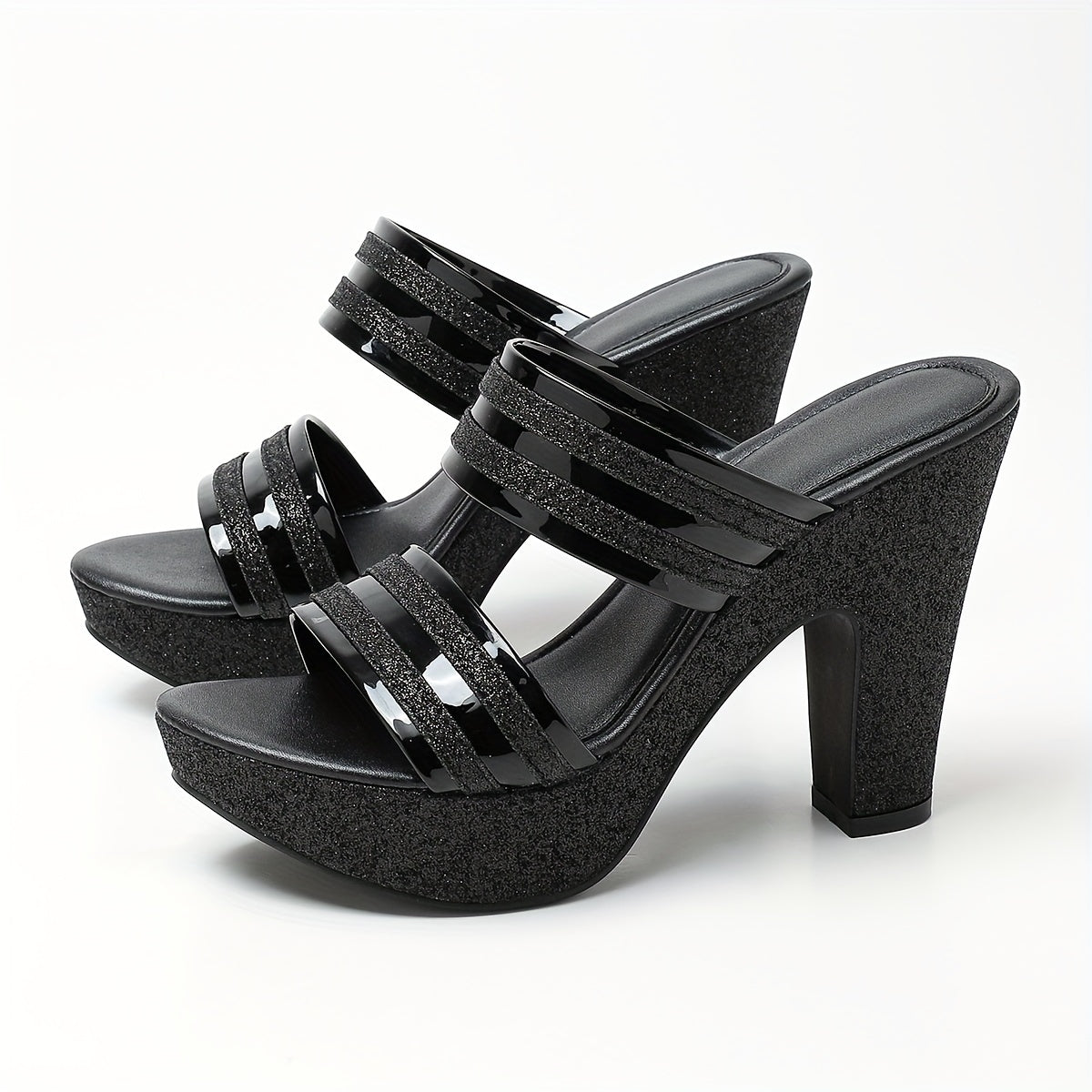 Olfat9 Chunky Heeled Sandals