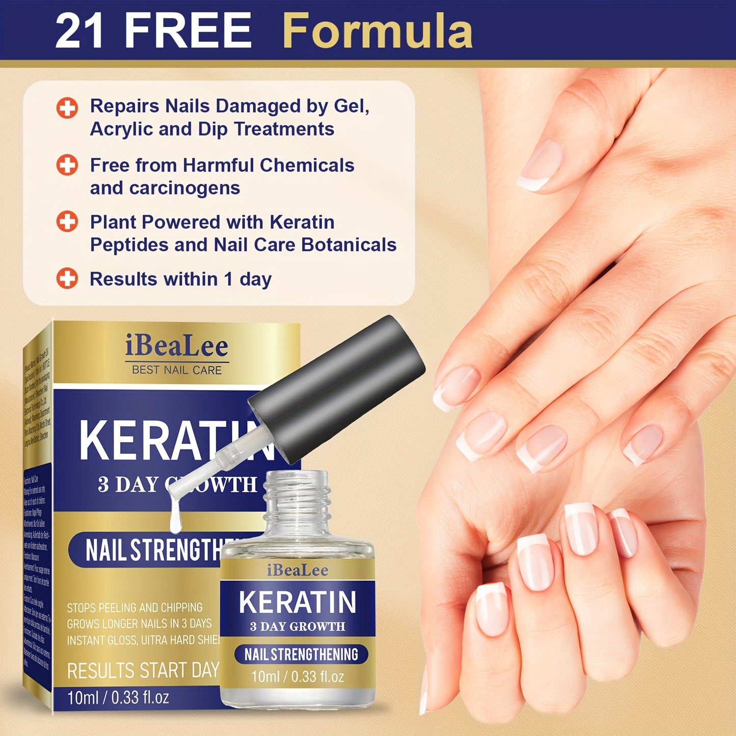 Keratin 3 Day Nail Growth enhancer
