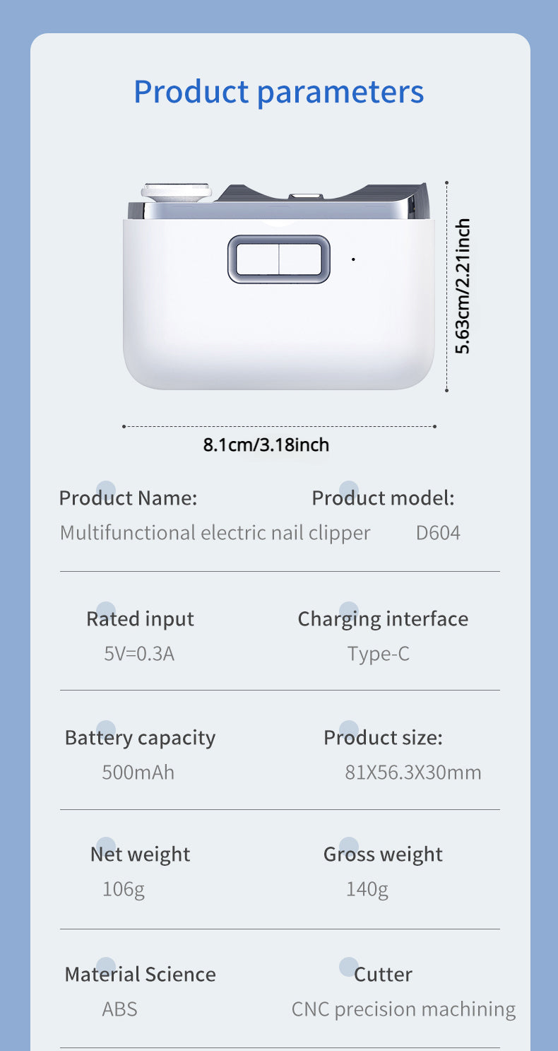 Electric Automatic Nail Clipper