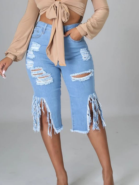 Lemama Denim Shorts