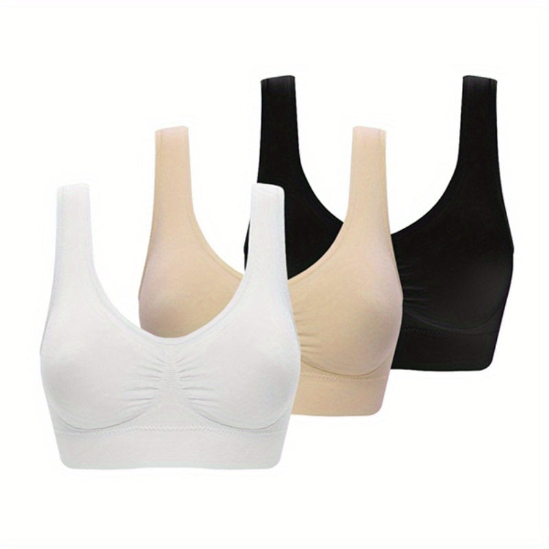 Lewiziana  3-Pack Sports Bras