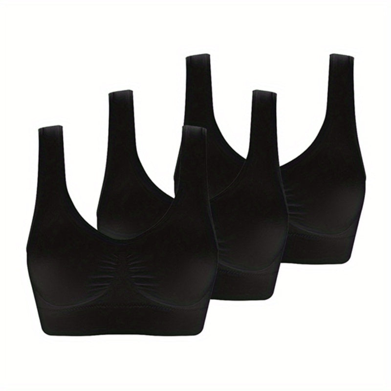 Lewiziana  3-Pack Sports Bras