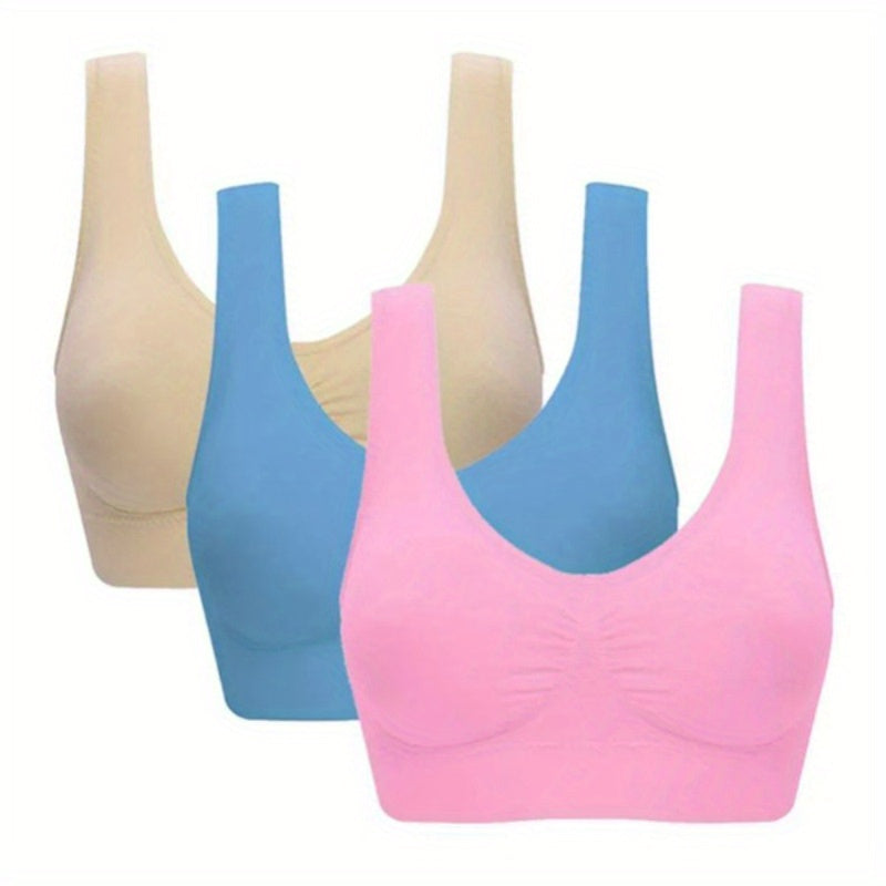 Lewiziana  3-Pack Sports Bras