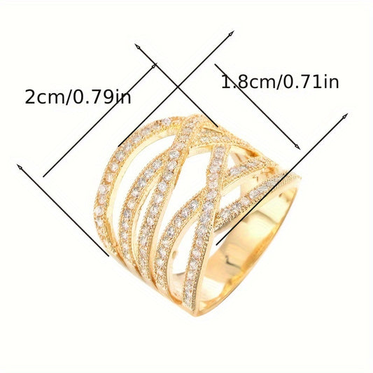 Amara Wide-faced Ring