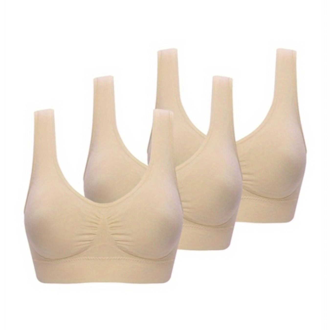 Lewiziana  3-Pack Sports Bras