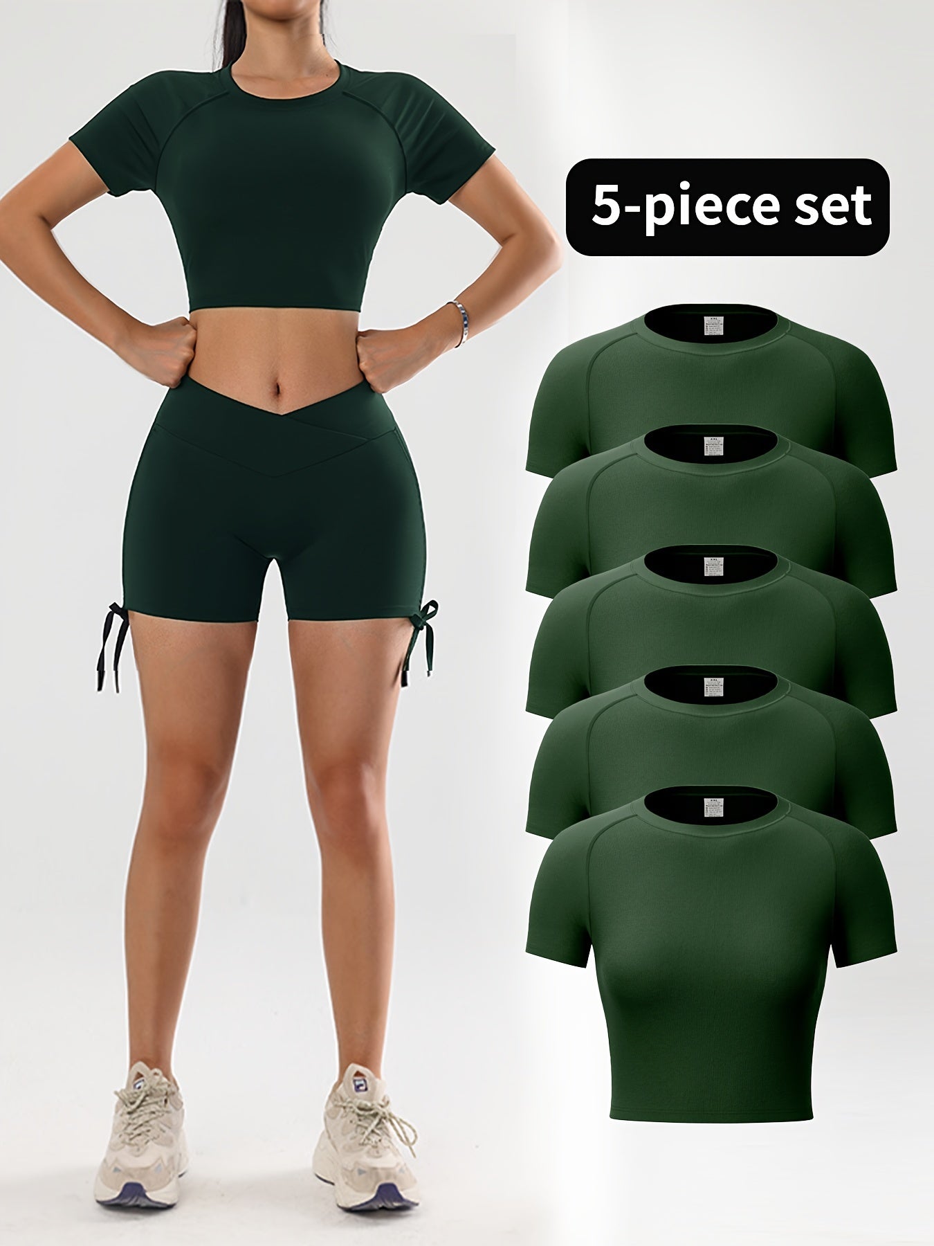 5pcs Chichy4 Crop Top