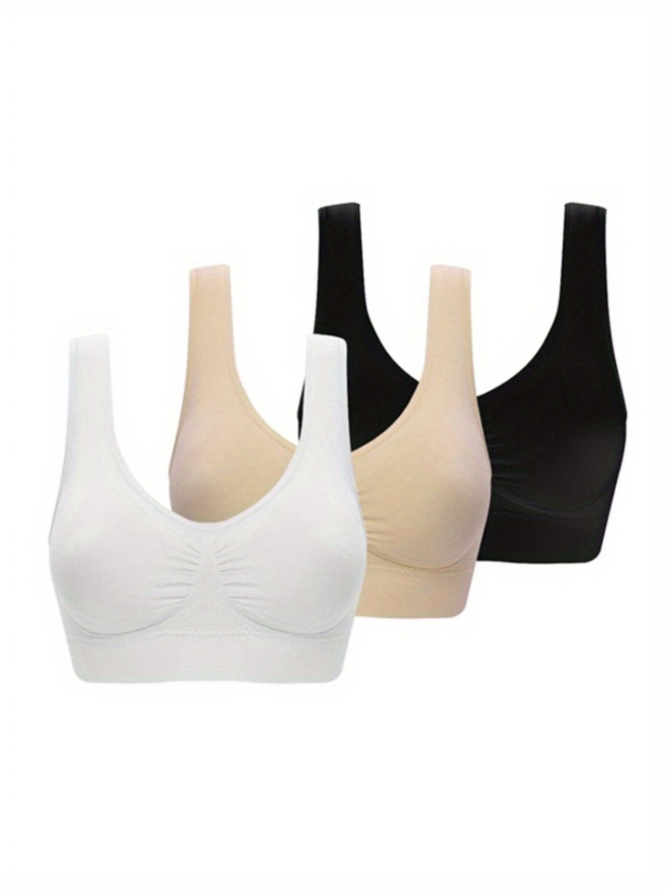 Lewiziana  3-Pack Sports Bras