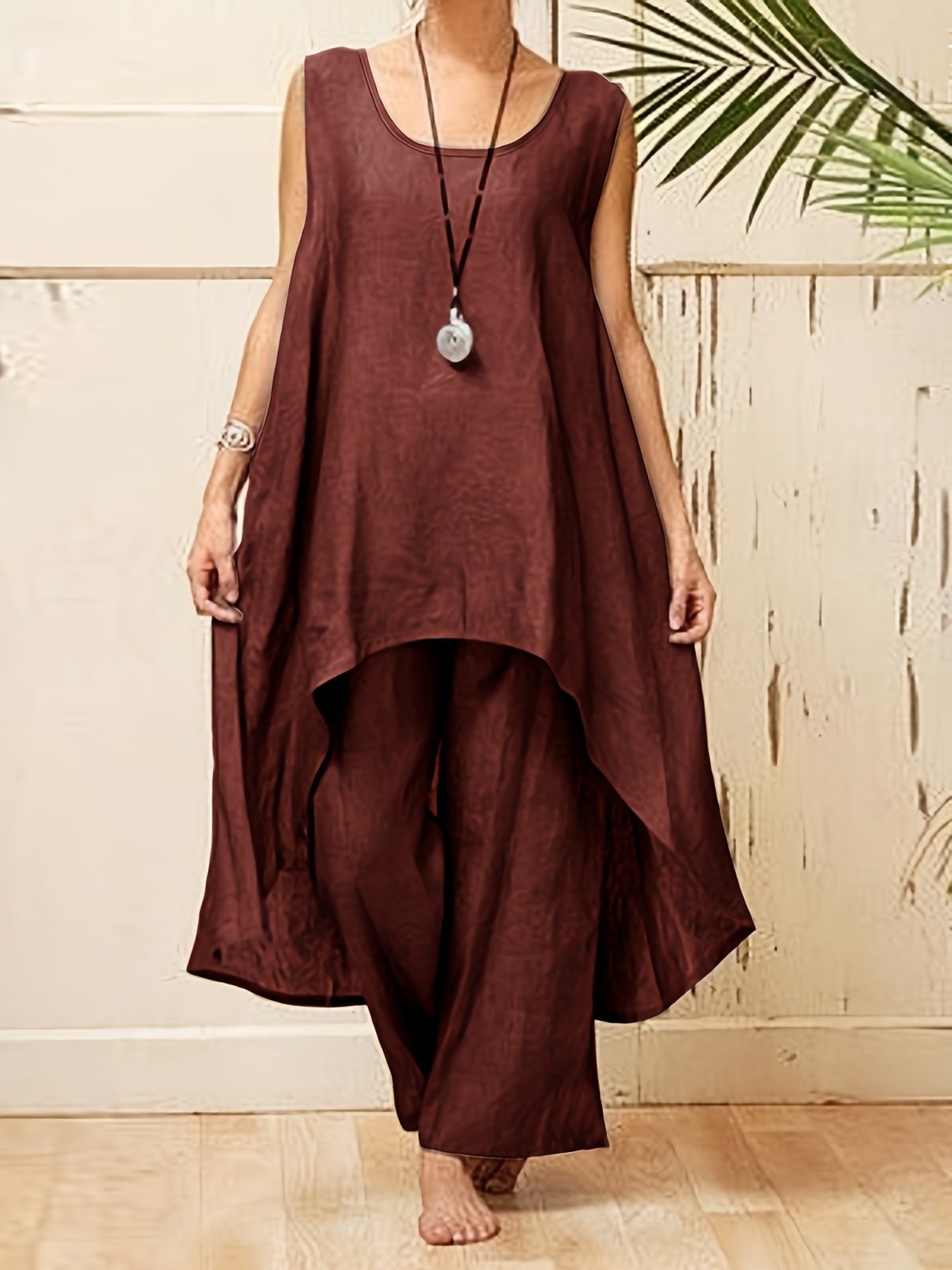 Danae Elegant Polyester Ensemble