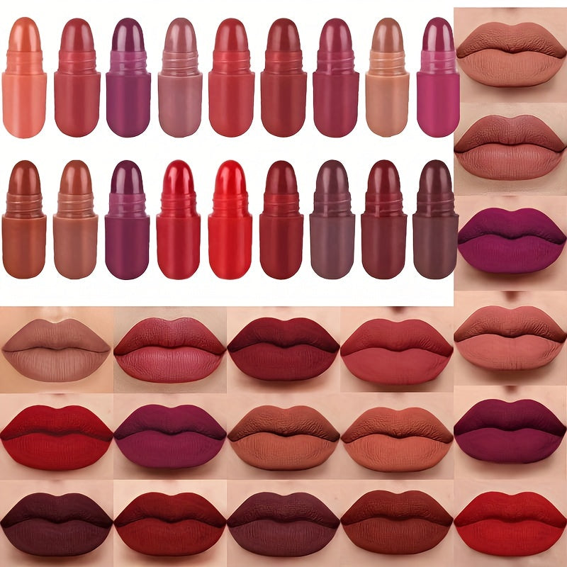 Long-Lasting Velvet Matte Capsule Lipstick Set