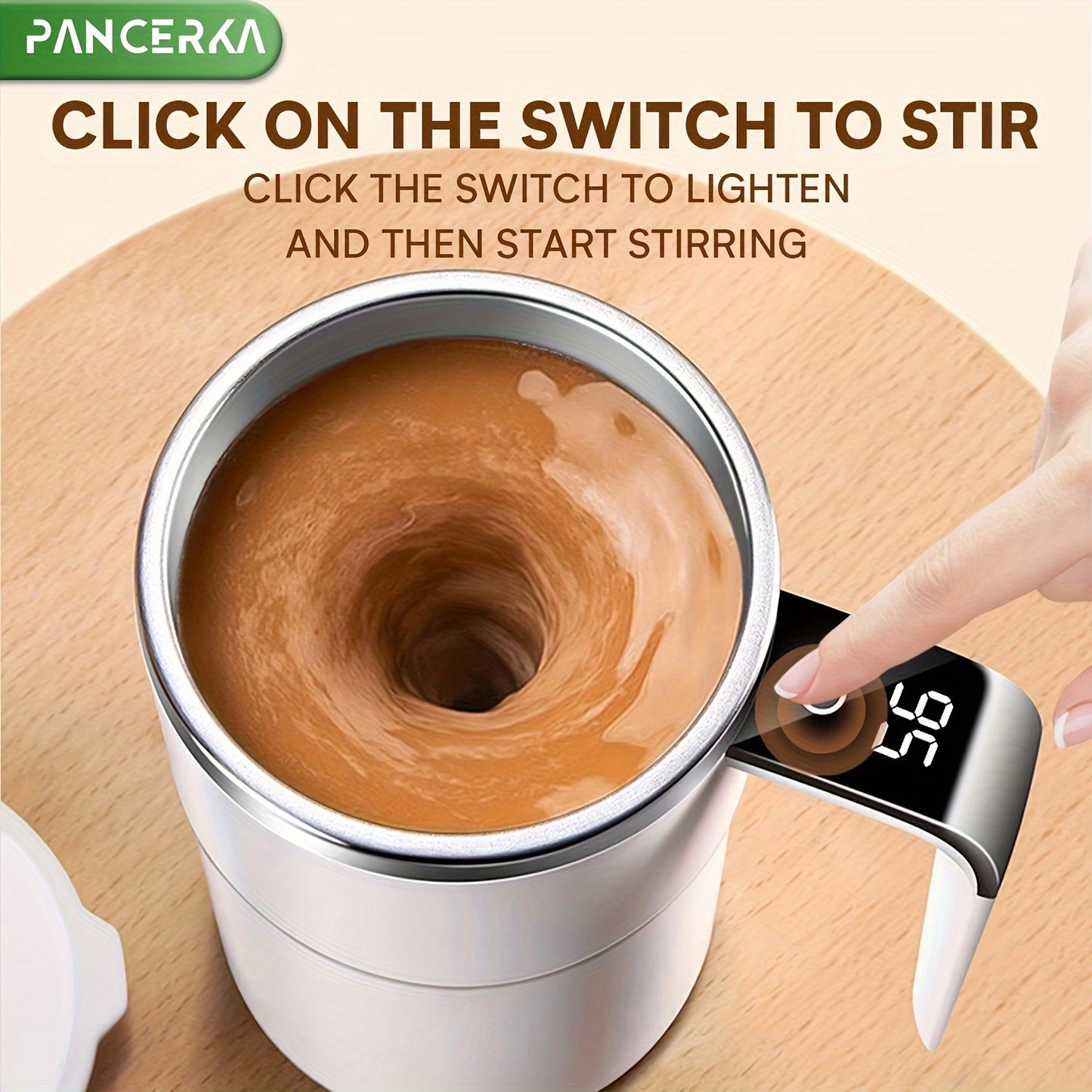 Self-Stirring Coffee Mug