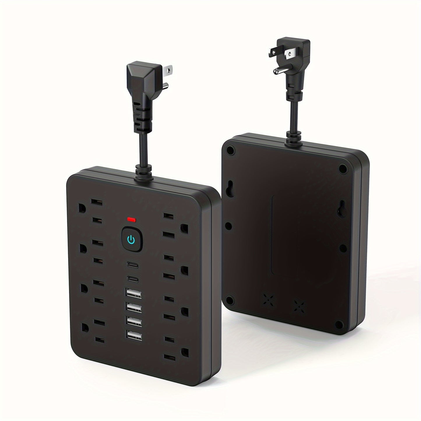 Power Strip with Surge Protection and One-Touch Control