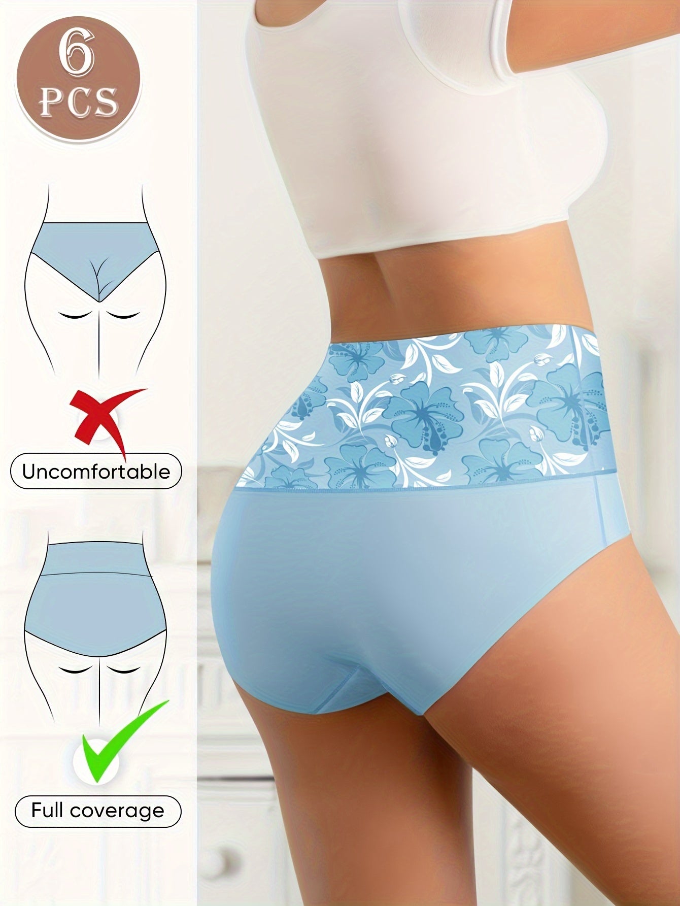 Norpano Floral Nylon  Panties