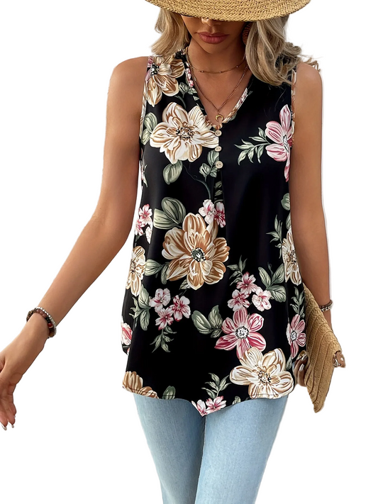 Hailey2 V Neck Blouse