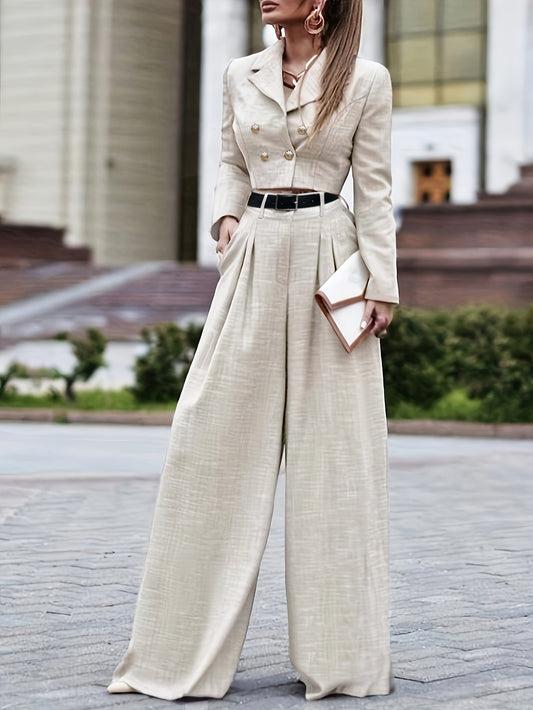 Euterpe Elegant Two-Piece Long Sleeve Suit