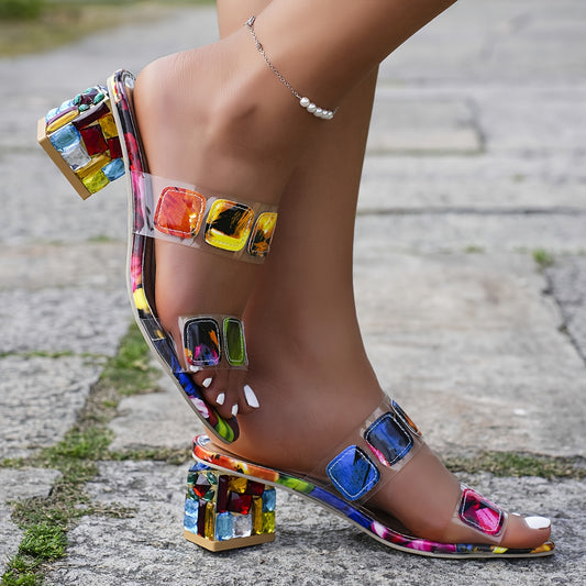 Lili3 Rhinestone Sandals