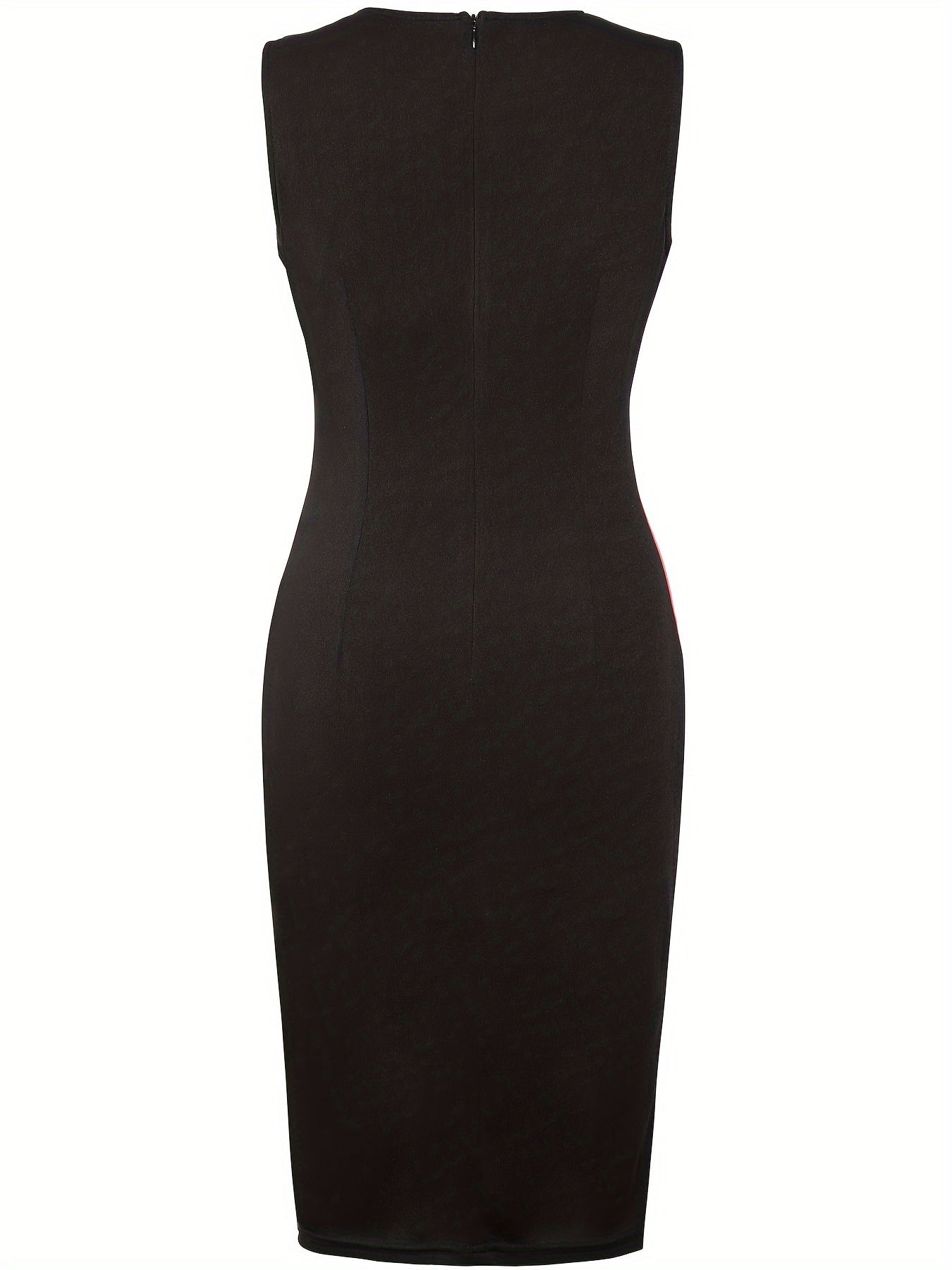 Ismini Color Block Cut Out Dress