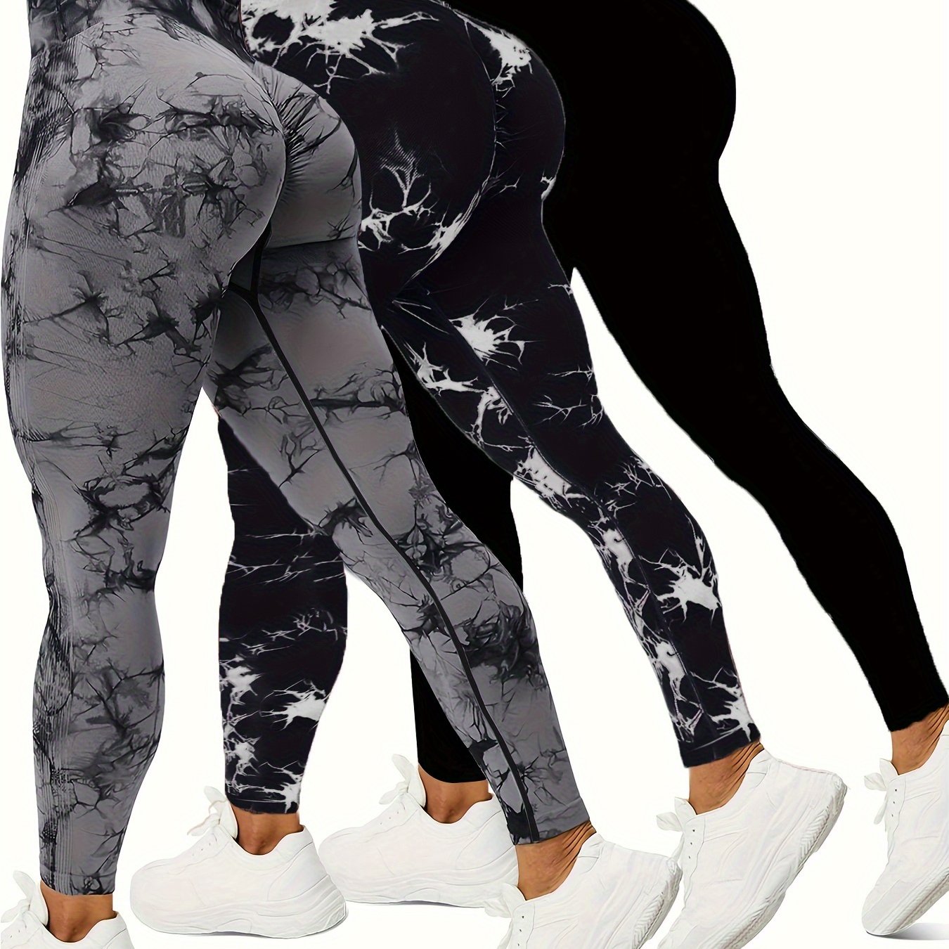 3-Pack Plus Size Sharmin Yoga Pants