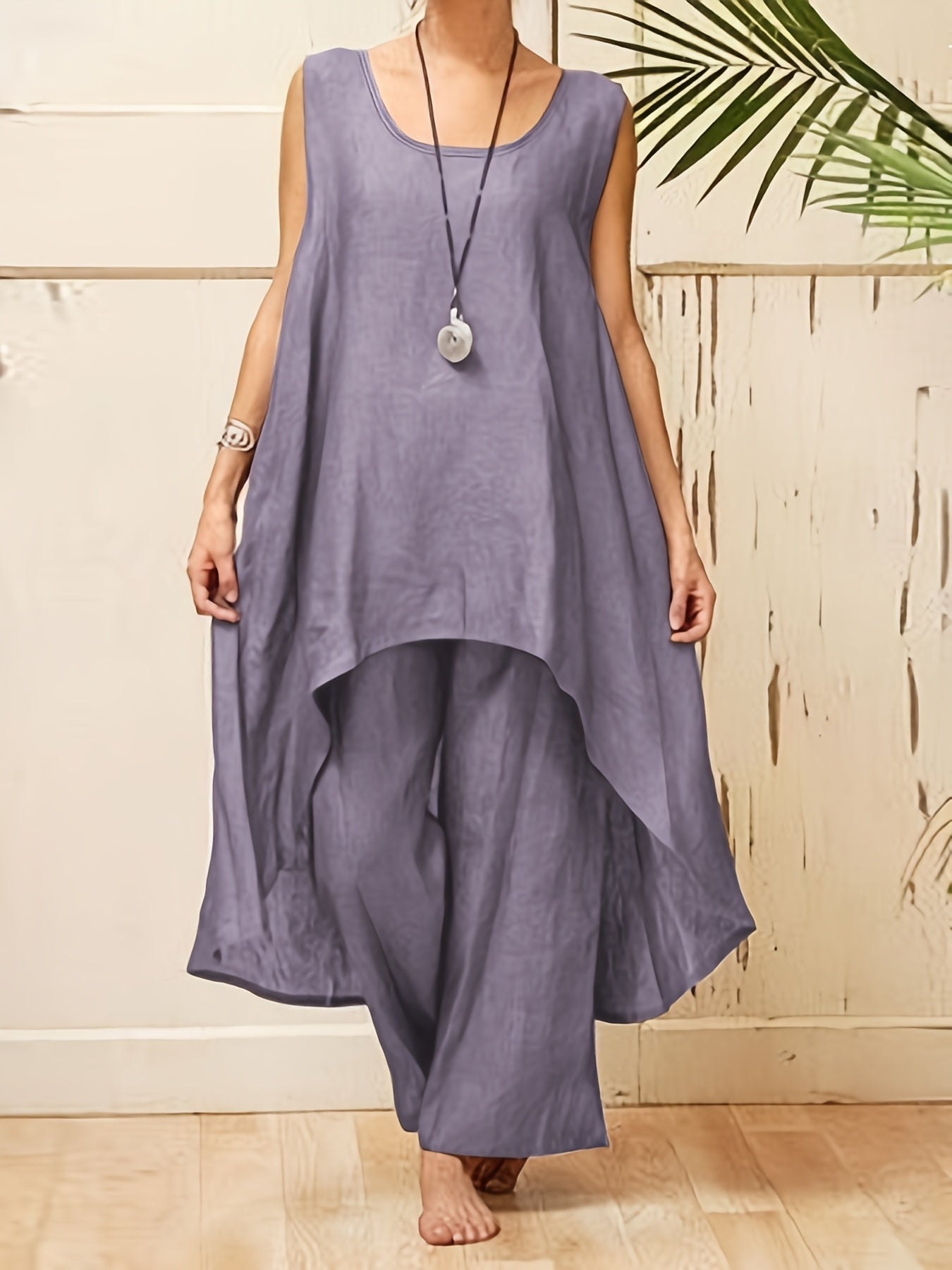 Danae Elegant Polyester Ensemble