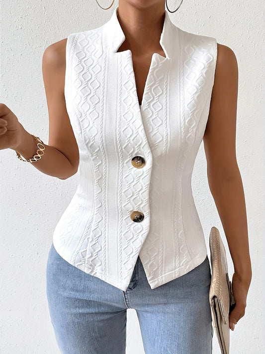 Anastasia Polyester Blazer Vest