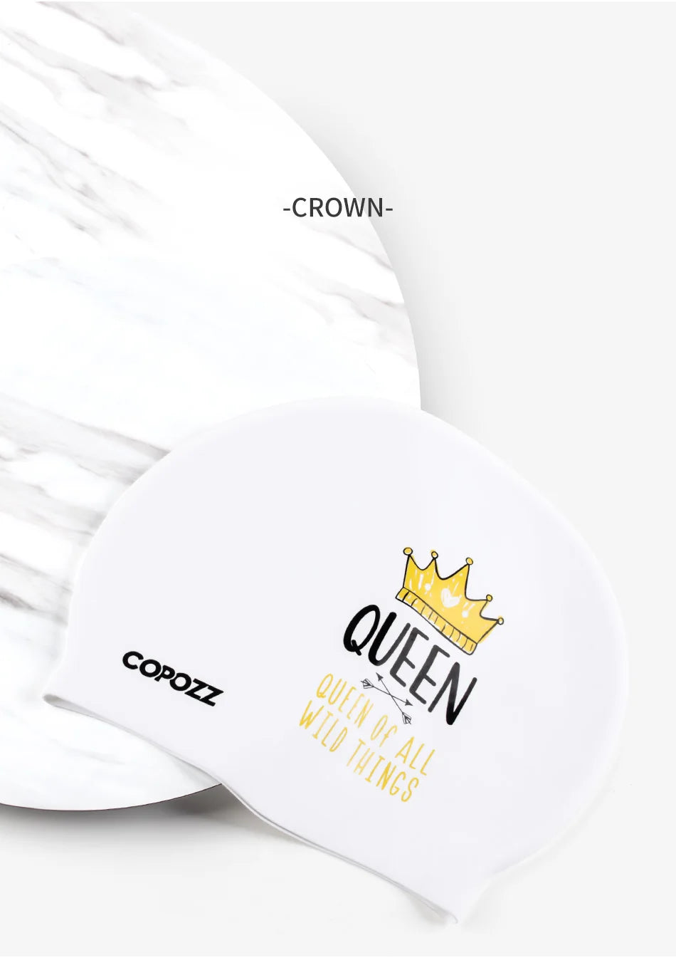 COPOZZ  Silicone Swimming Cap