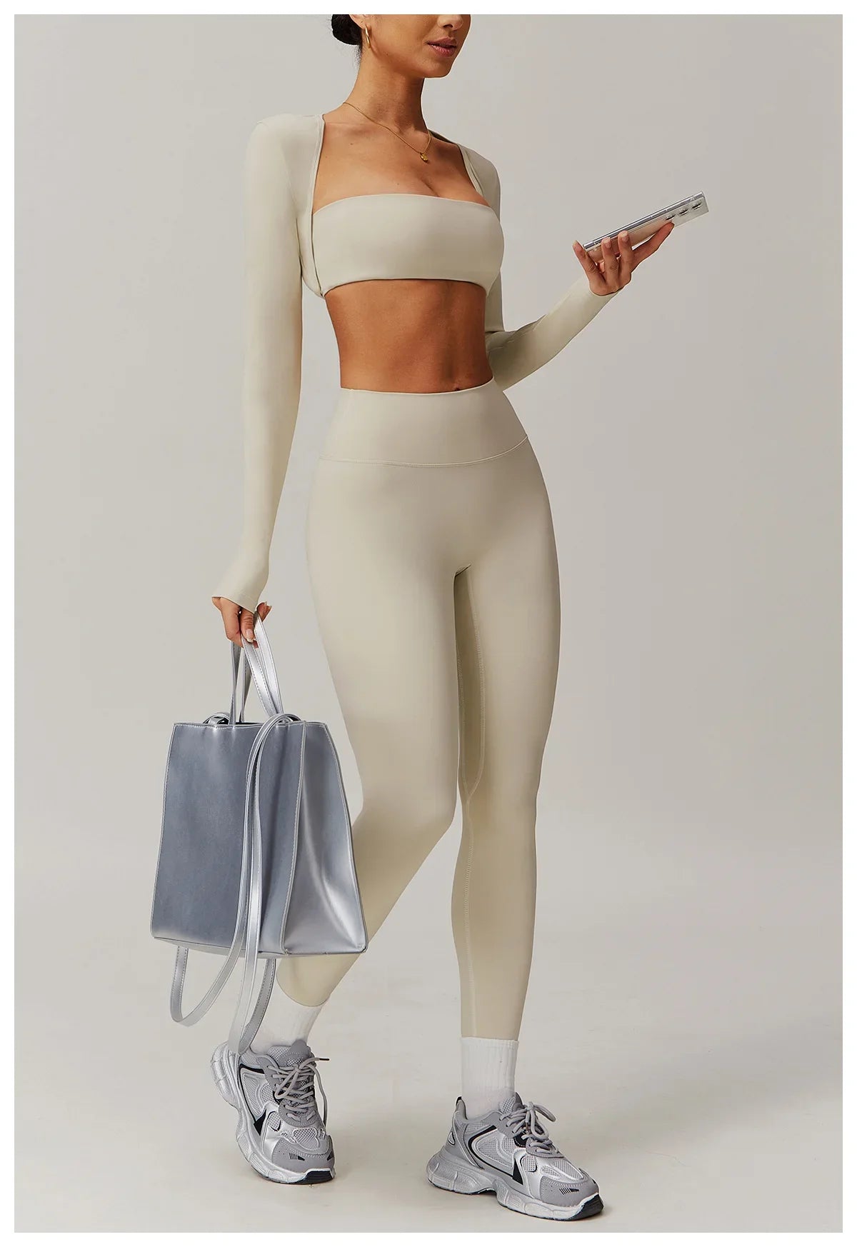 Reema Long Sleeved Yoga  Camisole T-shirt