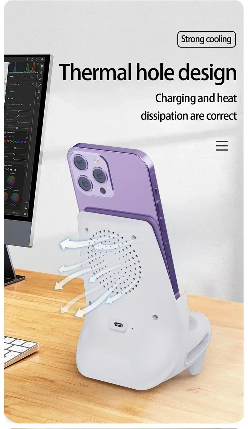 VIKEFON  Phone Holder Wireless Charger