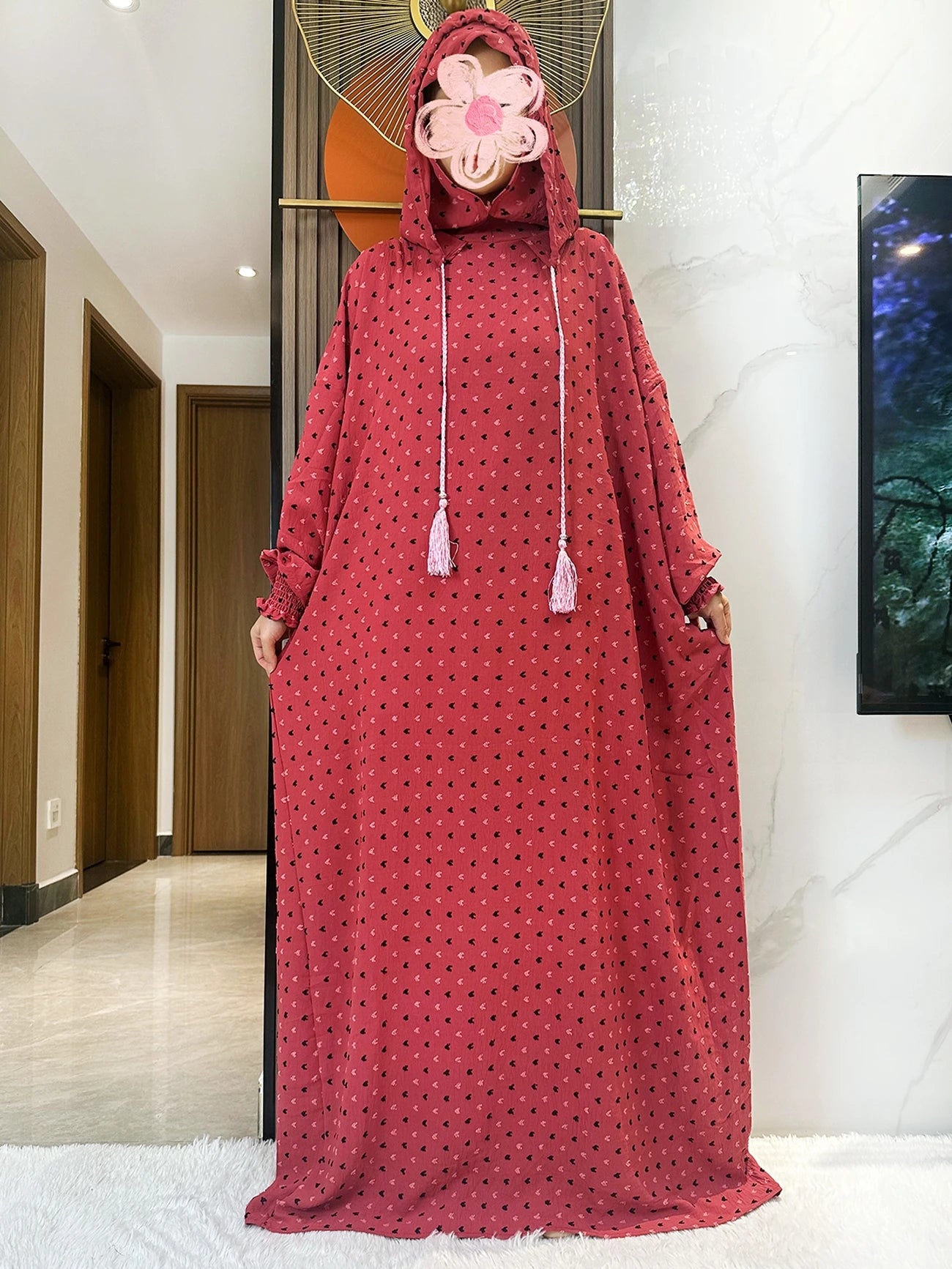 Latest Ramadan Soft Cotton Prayer Abaya
