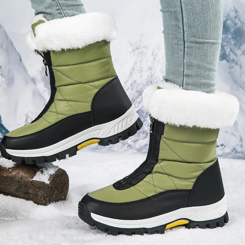 Lamis Plush Snow ZIP Boots