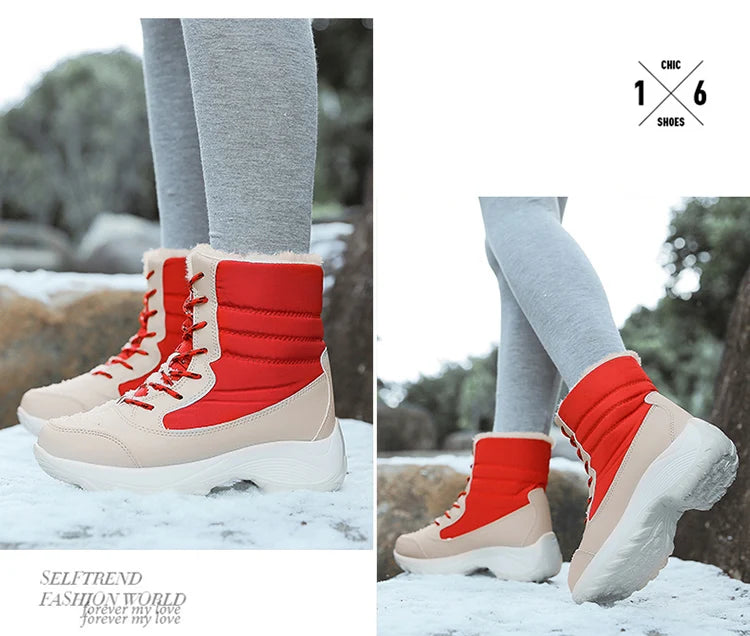 Kamelia Plush Botas Mujer