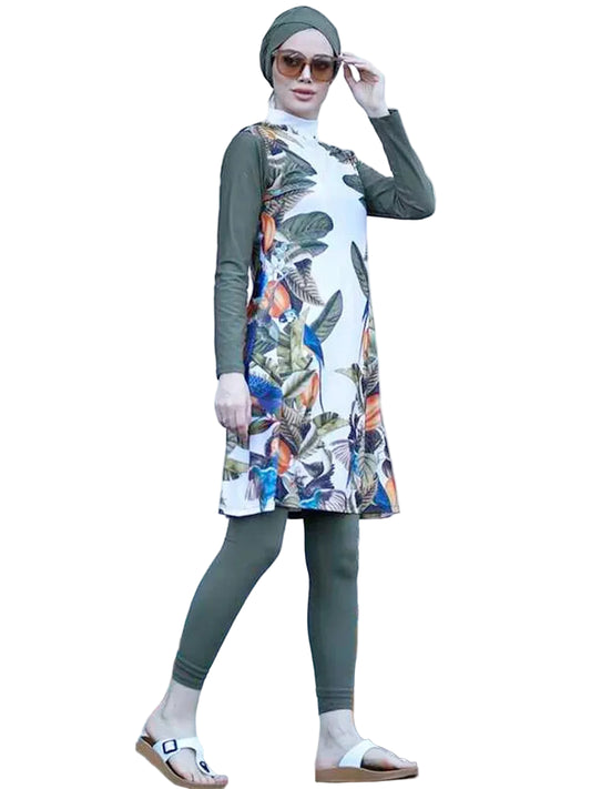 Fattouma Floral Modest Burkini