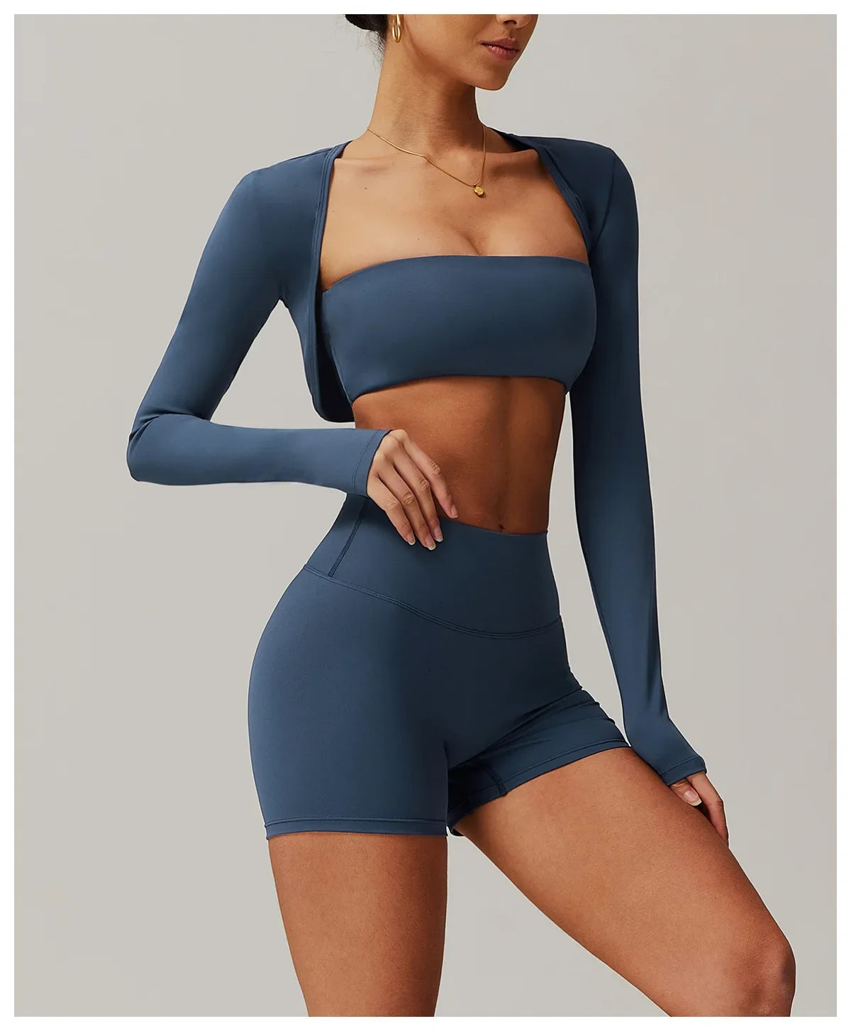 Reema Long Sleeved Yoga  Camisole T-shirt