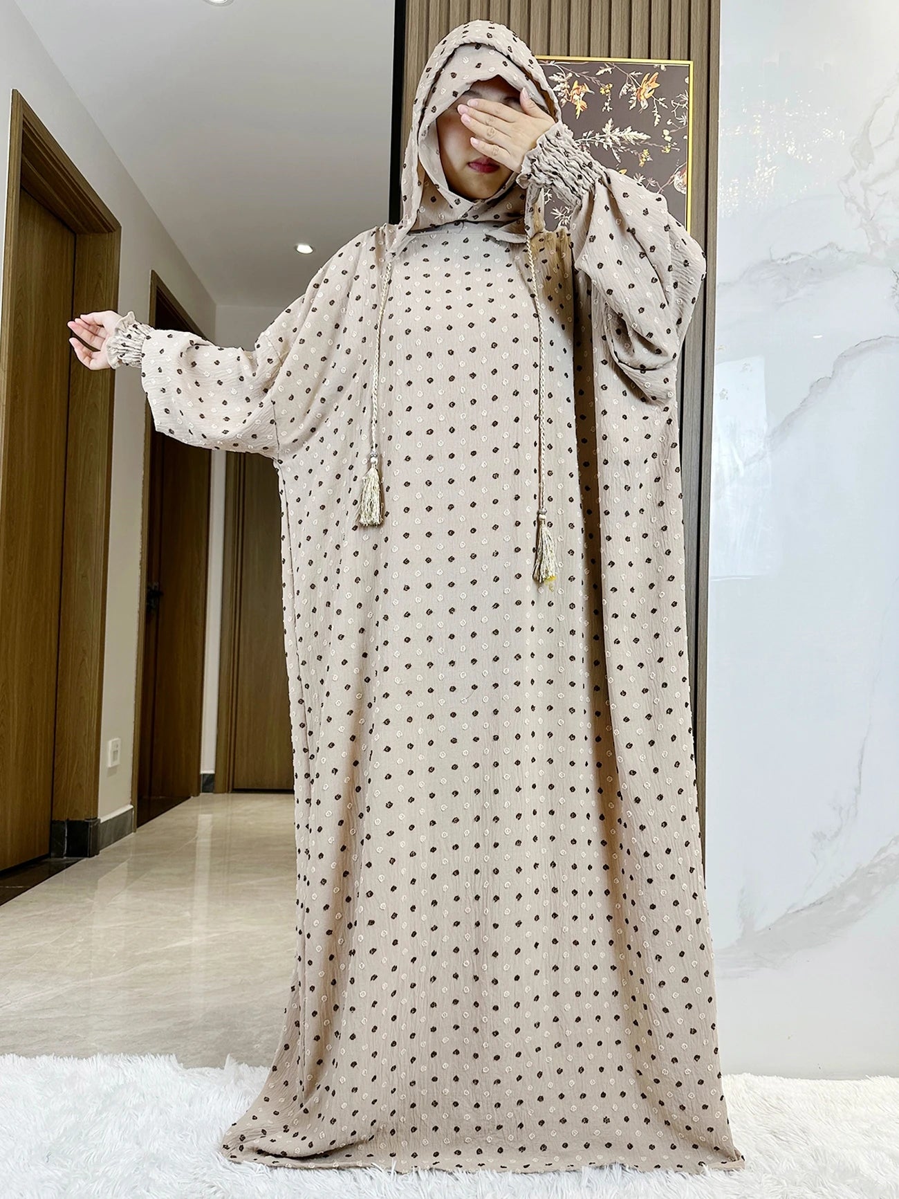 Latest Ramadan Soft Cotton Prayer Abaya
