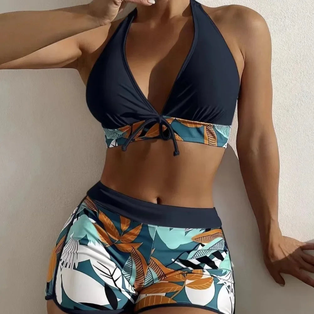 Raqroka Printed Swimsuit