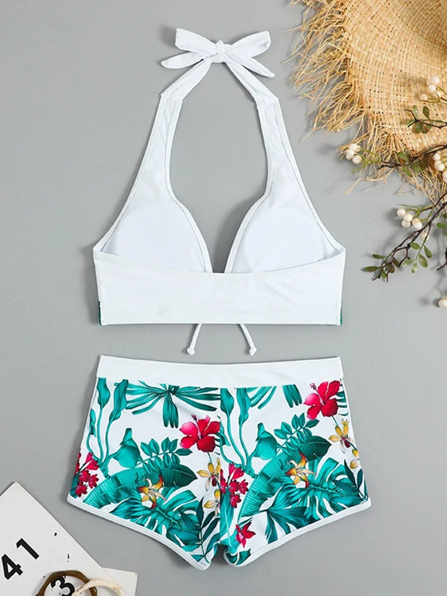 Raqroka Printed Swimsuit