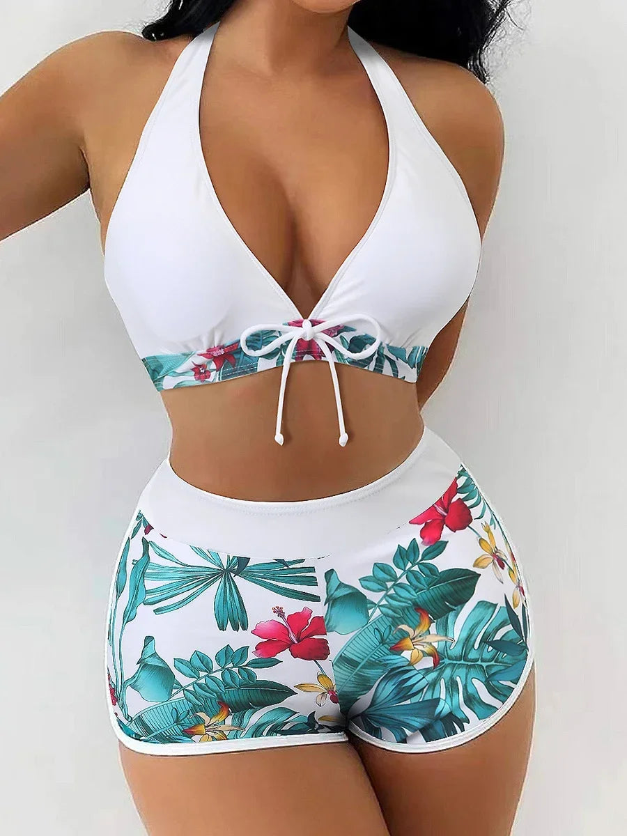 Raqroka Printed Swimsuit