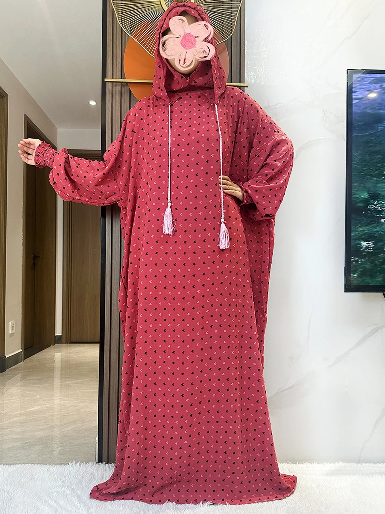 Latest Ramadan Soft Cotton Prayer Abaya