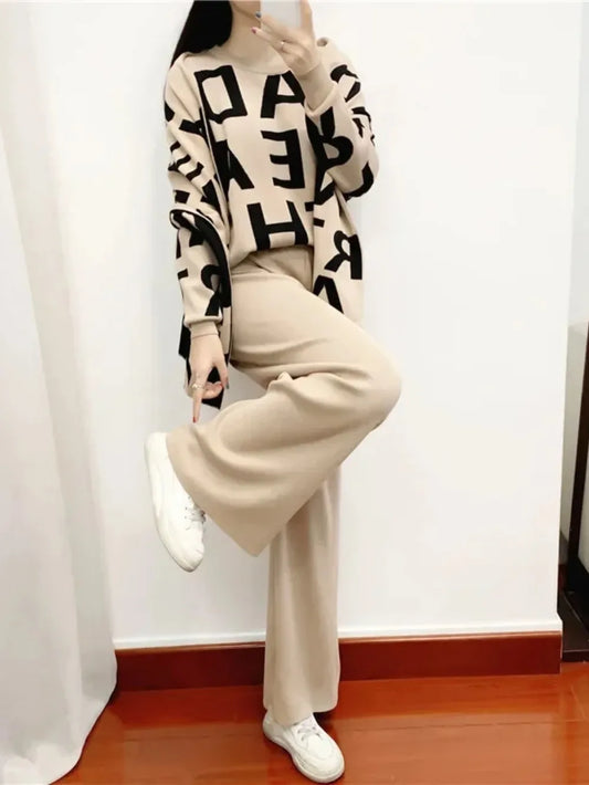 Seham Knitting 3Piece Set