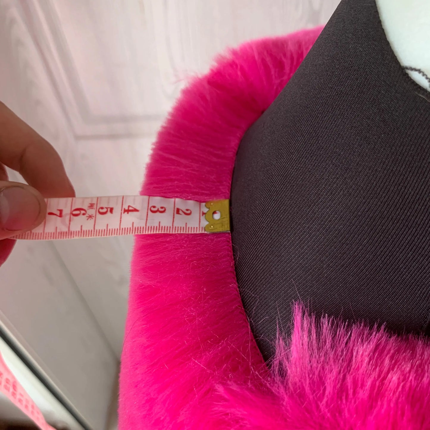 fox fur fluffy jacket