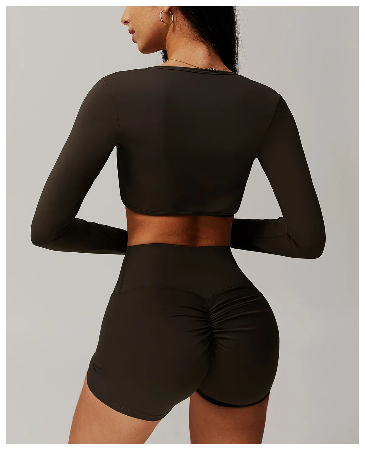 Reema Long Sleeved Yoga  Camisole T-shirt