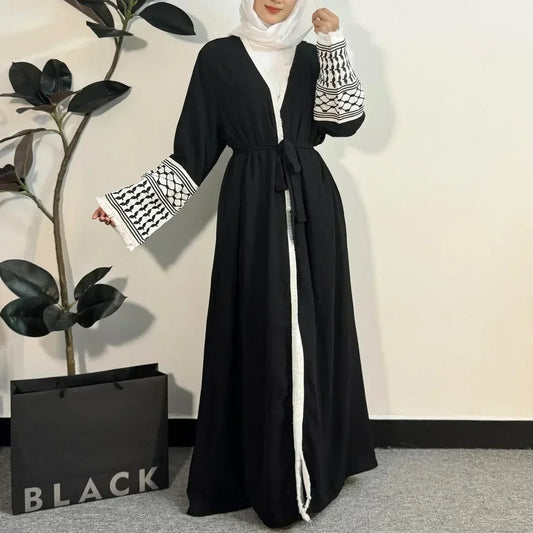 Ghaza Open Front Abaya