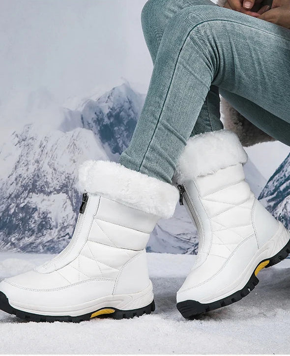 Lamis Plush Snow ZIP Boots