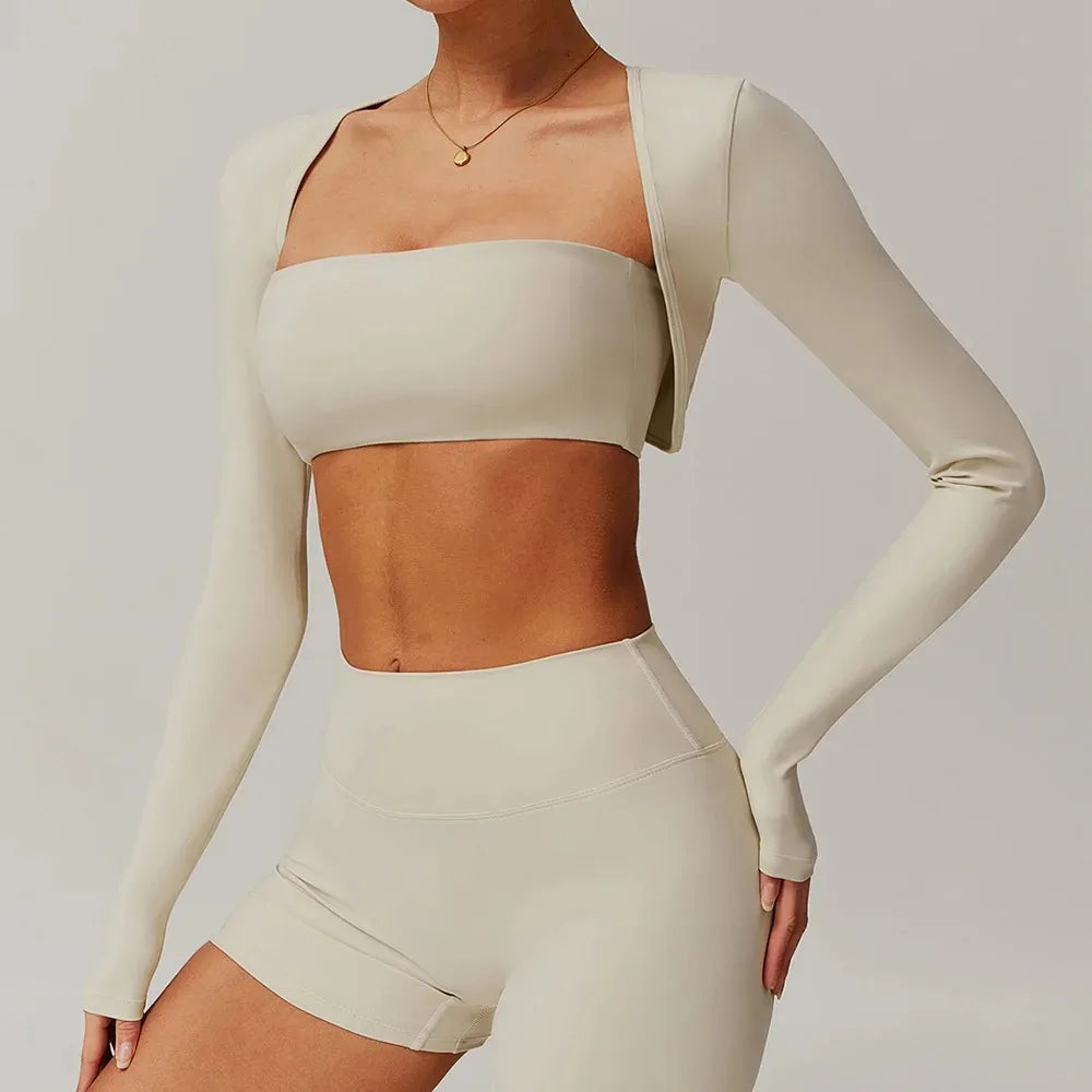 Reema Long Sleeved Yoga  Camisole T-shirt