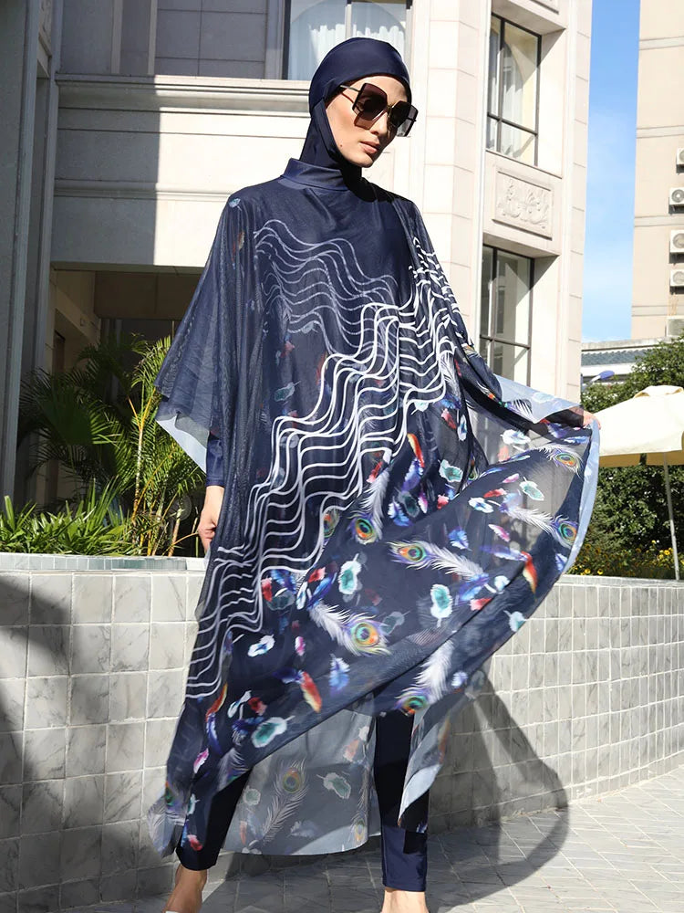 Jazal 3/4PCS Muslim Burkini