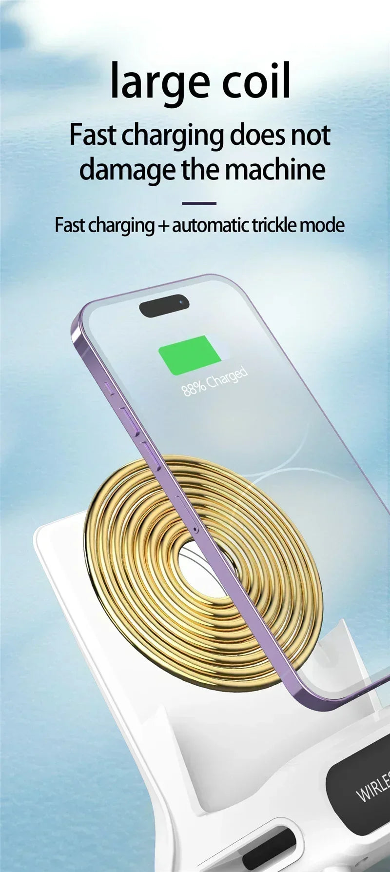 VIKEFON  Phone Holder Wireless Charger