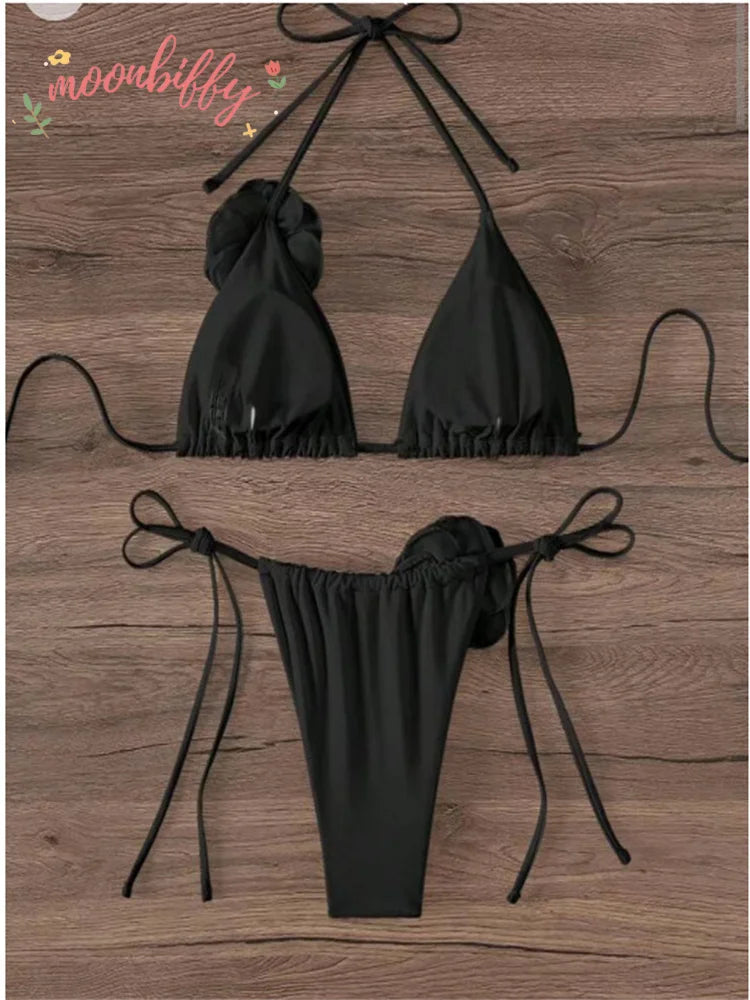 Rosa Sexy Bikini Set