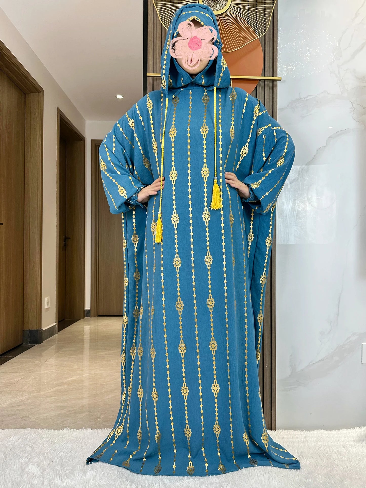 Hijra Muslim Two-Hat Abaya